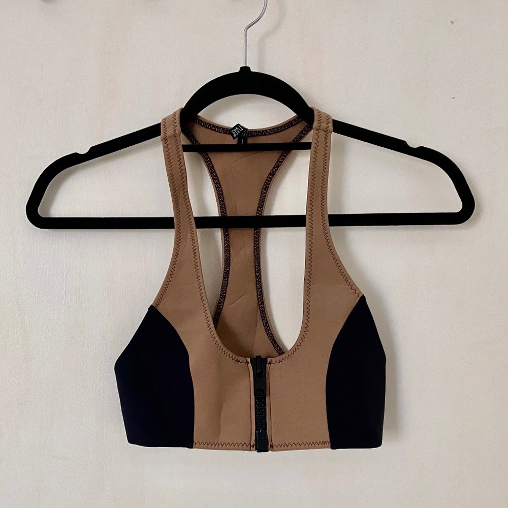 EUC Lisa Marie Fernandez Neoprene Bikini Top